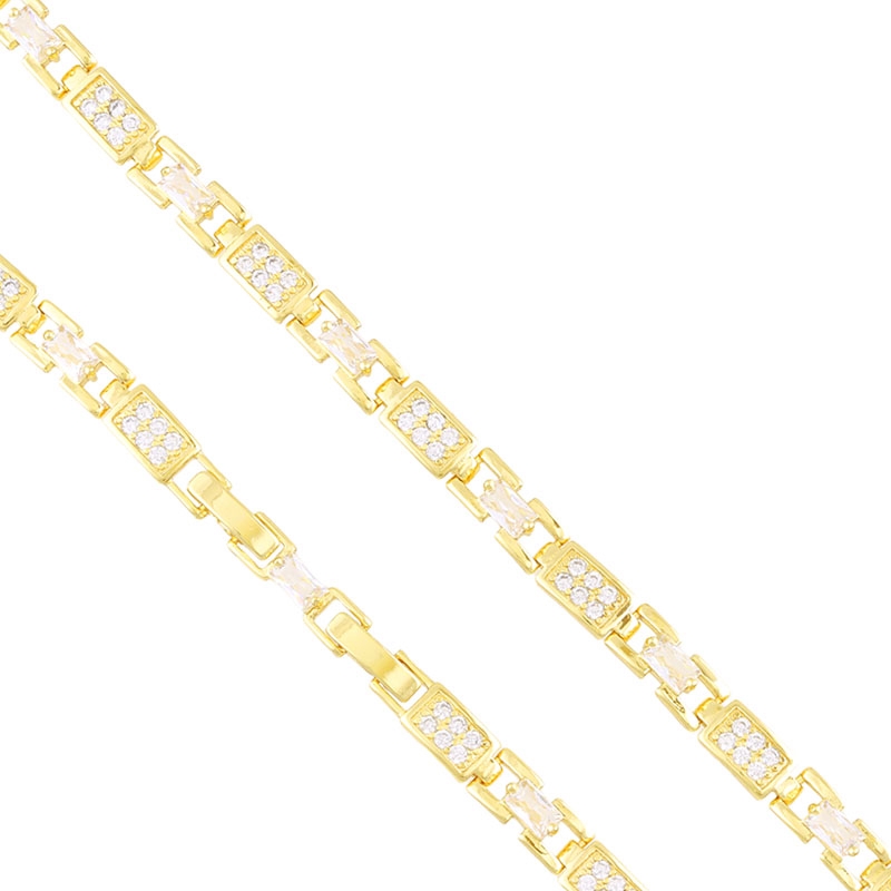 Bransoletka z kryształkami 14K Milan BP22459
