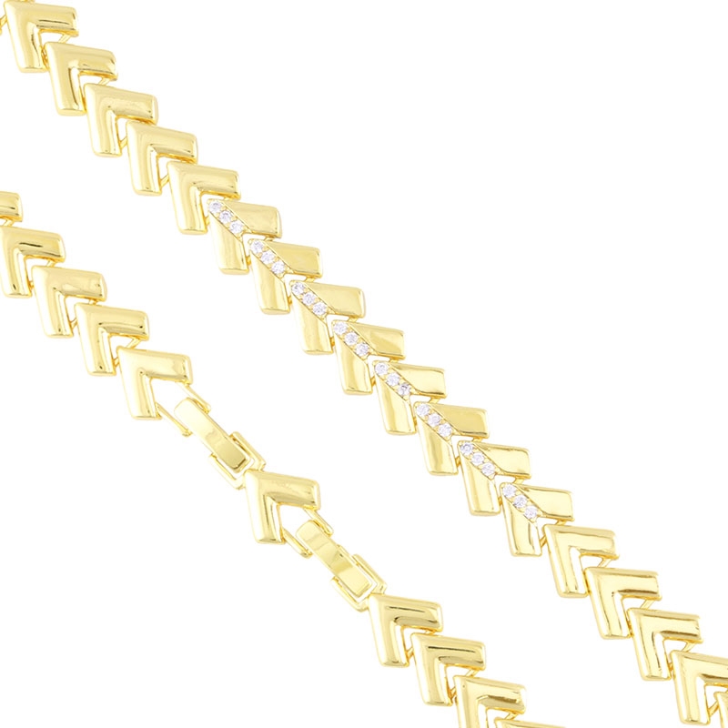 Bransoletka z kryształkami 14K Milan BP22465 Bransoletka z kryształkami 14K Milan BP22465