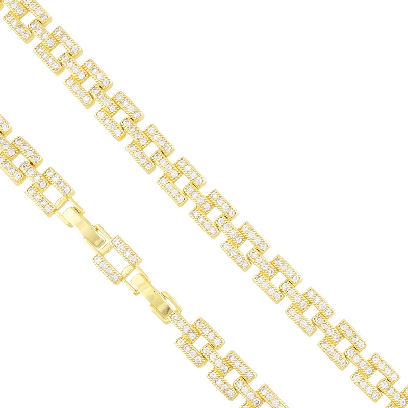Bransoletka z kryształkami 14K Milan BP22466 Bransoletka z kryształkami 14K Milan BP22466