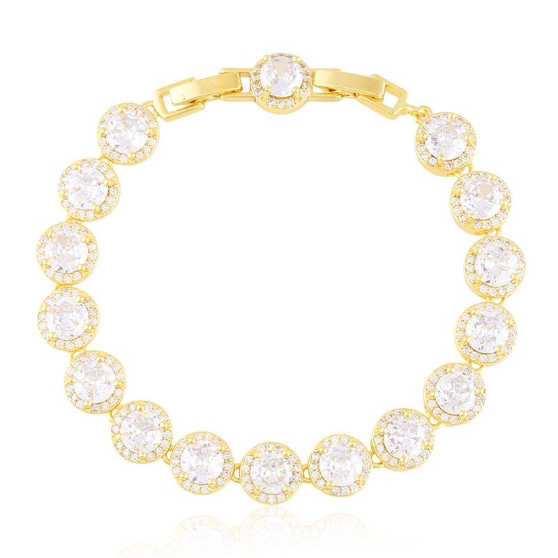Bransoletka z kryształkami 14K Milan BP22468 Bransoletka z kryształkami 14K Milan BP22468