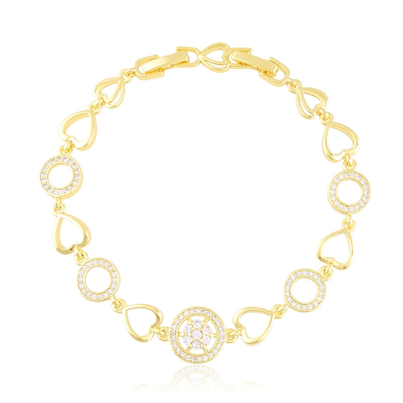 Bransoletka z kryształkami 14K Milan BP22469 Bransoletka z kryształkami 14K Milan BP22469