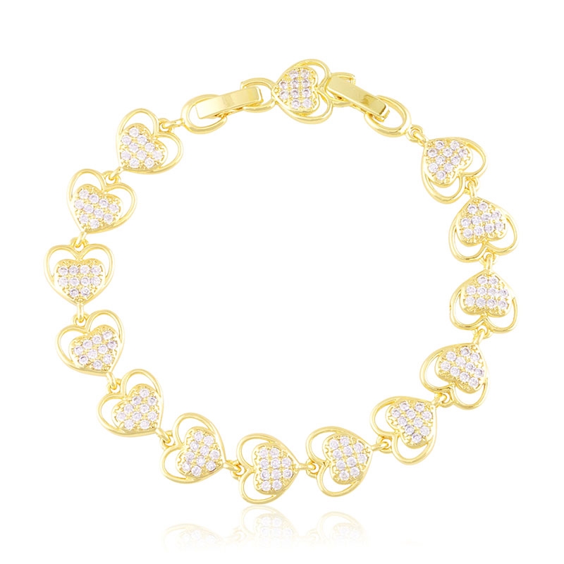 Bransoletka z kryształkami 14K Milan BP22470 Bransoletka z kryształkami 14K Milan BP22470