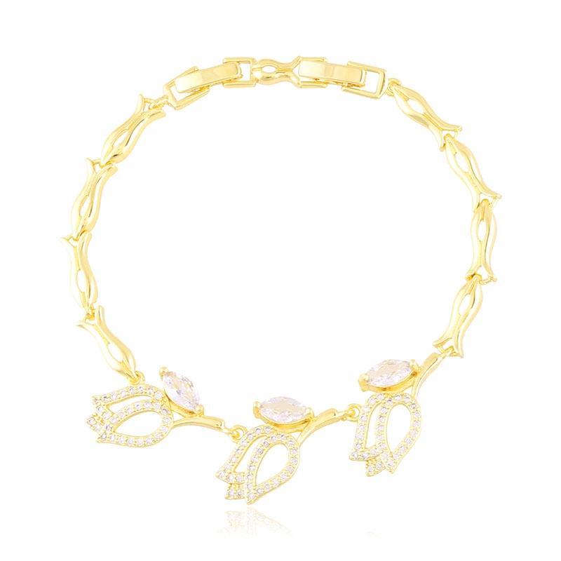 Bransoletka z kryształkami 14K Milan BP22476 Bransoletka z kryształkami 14K Milan BP22476