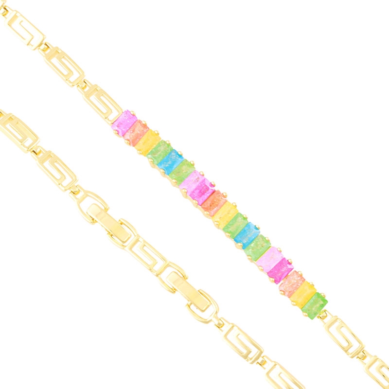 Bransoletka z kryształkami 14K Milan BP22483 Bransoletka z kryształkami 14K Milan BP22483