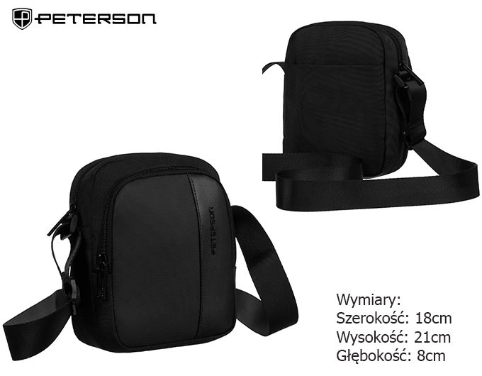 Torba męska PTN TO-YG-01 Black TM31 Torba męska PTN TO-YG-01 Black TM31