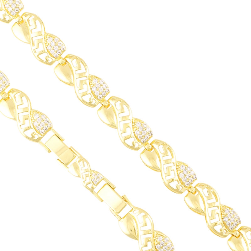 Bransoletka 14k grecki wzór LUNA BP22499 Bransoletka 14k grecki wzór LUNA BP22499