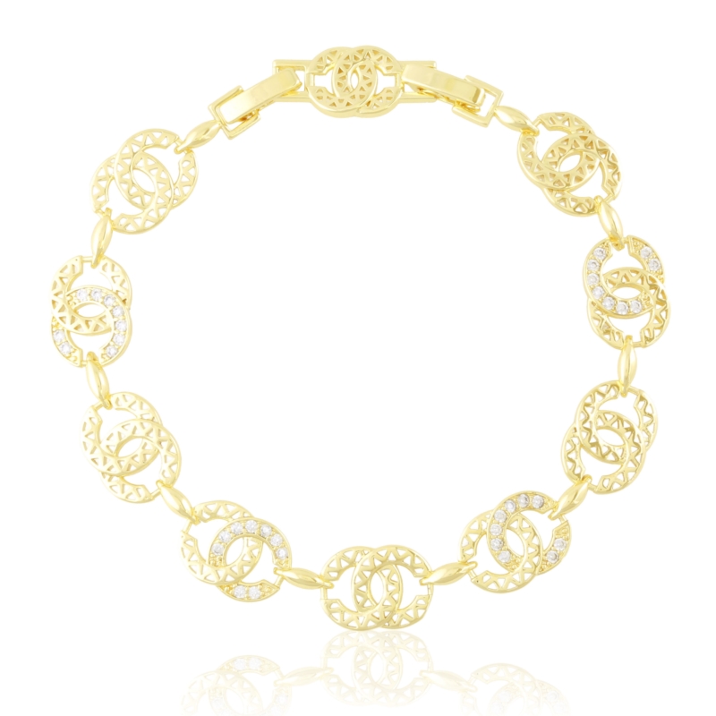 Bransoletka 14k z kryształkami LUNA BP22501 Bransoletka 14k z kryształkami LUNA BP22501