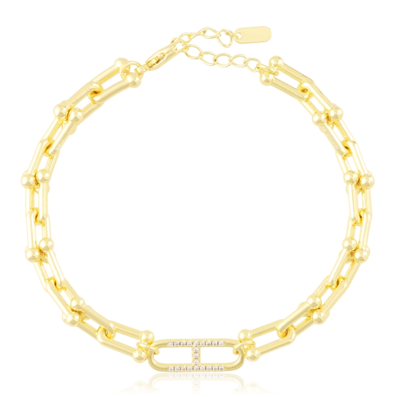 Bransoletka 14k z kryształkami LUNA BP22505 Bransoletka 14k z kryształkami LUNA BP22505