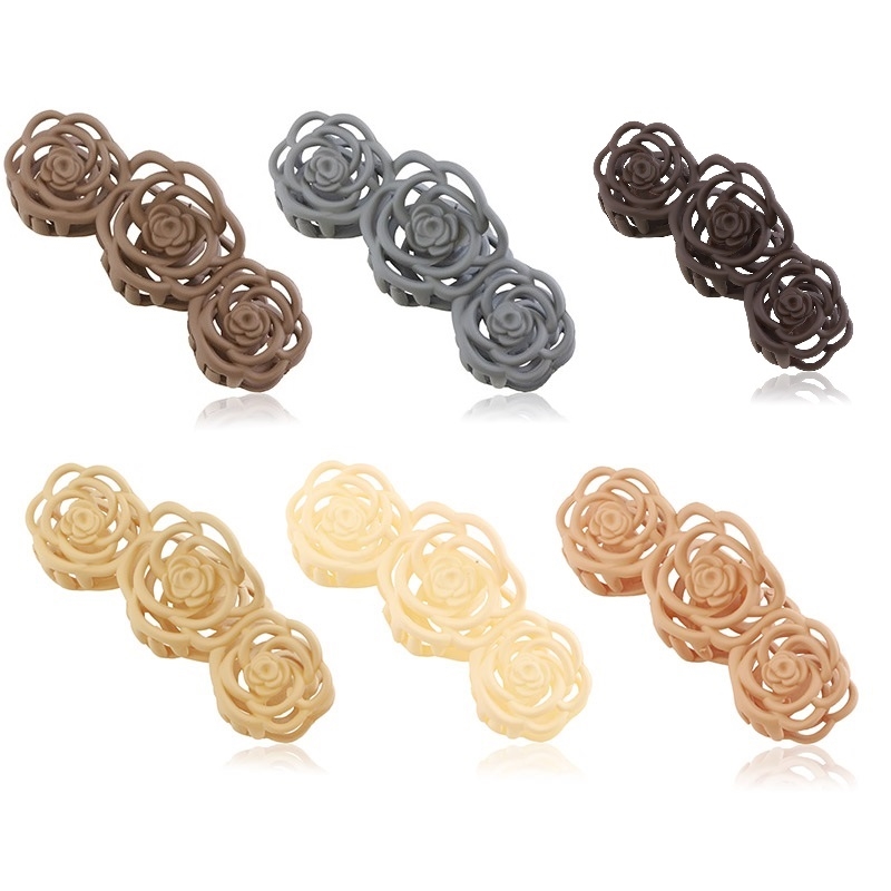 Klamry kwiatki 10,5cm 6szt/op SZ1261