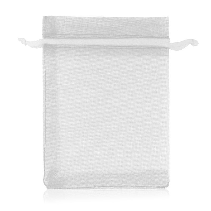 Torebki z organzy 15x10cm biały 100szt/op TP1490 Torebki z organzy 15x10cm biały 100szt/op TP1490