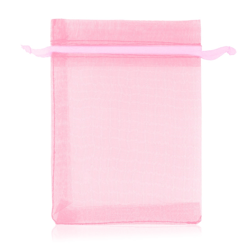 Torebki z organzy 15x10cm róż 100szt/op TP1493 Torebki z organzy 15x10cm róż 100szt/op TP1493