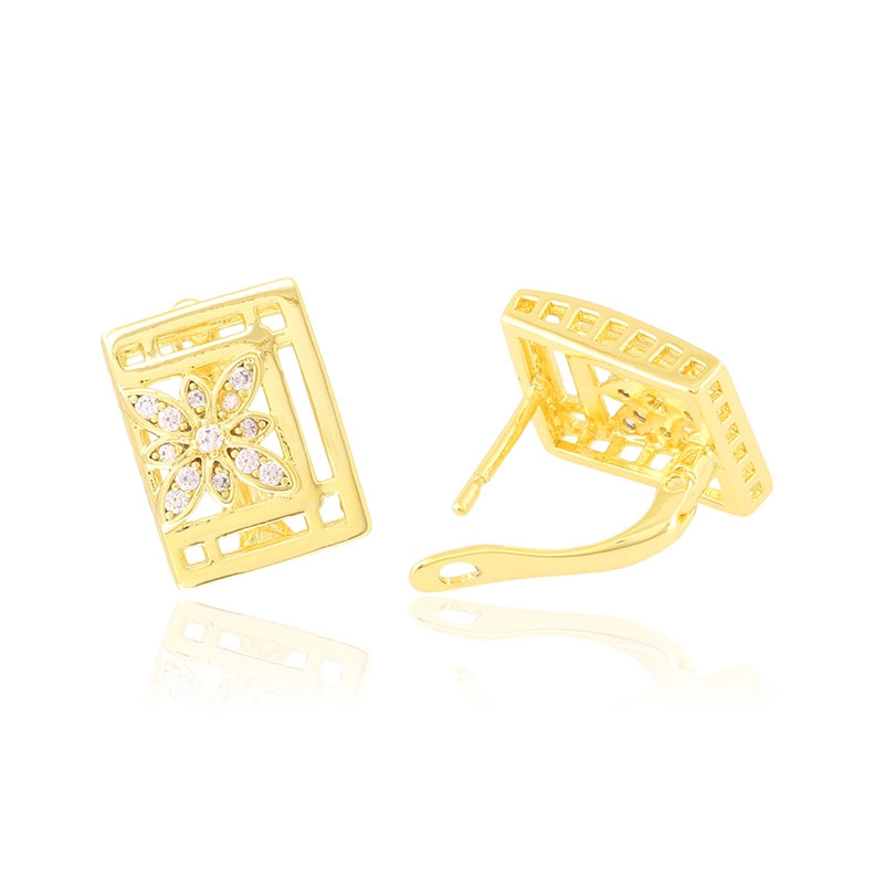 Kolczyki 14k z kryształkami Xuping EAP43996