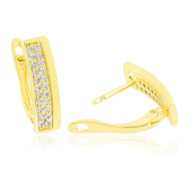 Kolczyki 14k z kryształkami Xuping EAP44002 Kolczyki 14k z kryształkami Xuping EAP44002