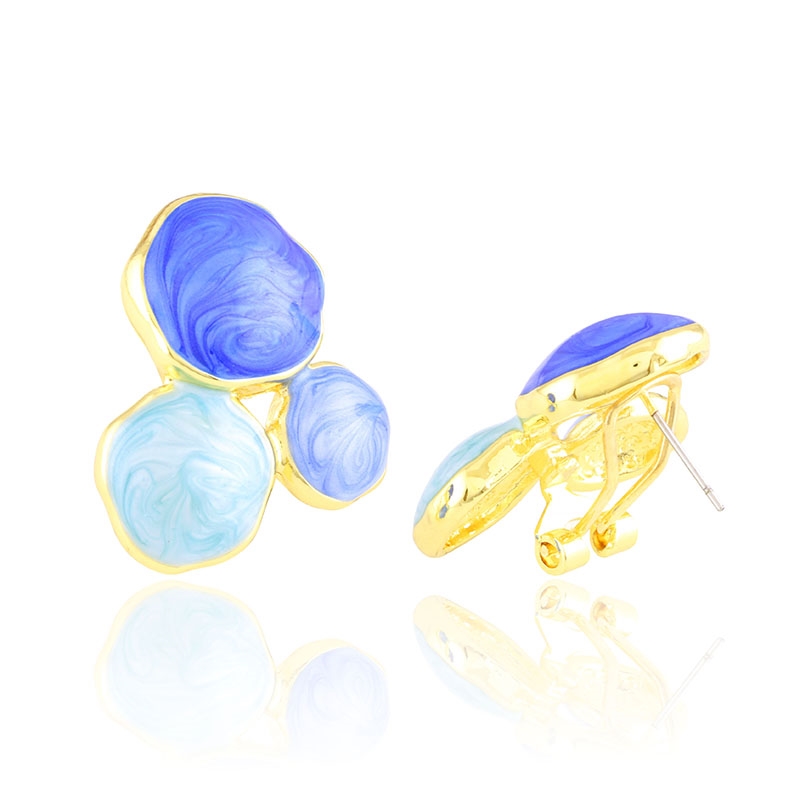 Kolczyki emaliowane 14k LUNA EAP44102 Kolczyki emaliowane 14k LUNA EAP44102
