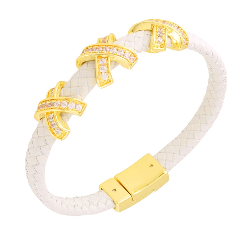 Bransoletka 14k na ekopasku BP22562