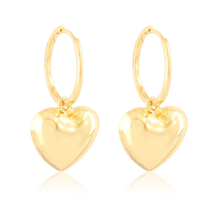 Kolczyki 14k wiszące serca EAP44159 Kolczyki 14k wiszące serca EAP44159