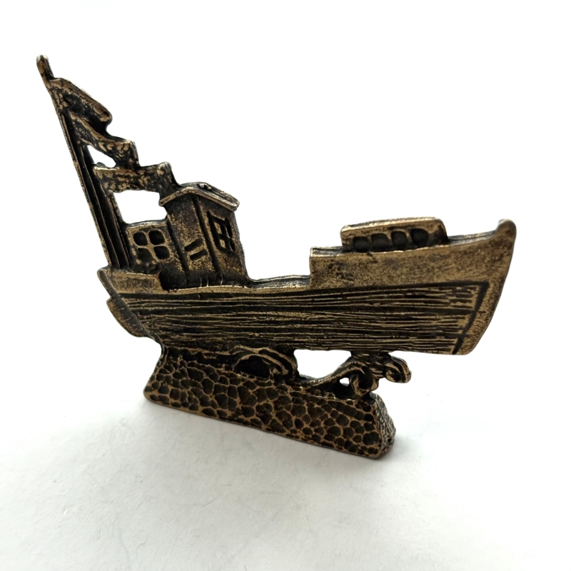 Figurka metalowa - statek - FR148