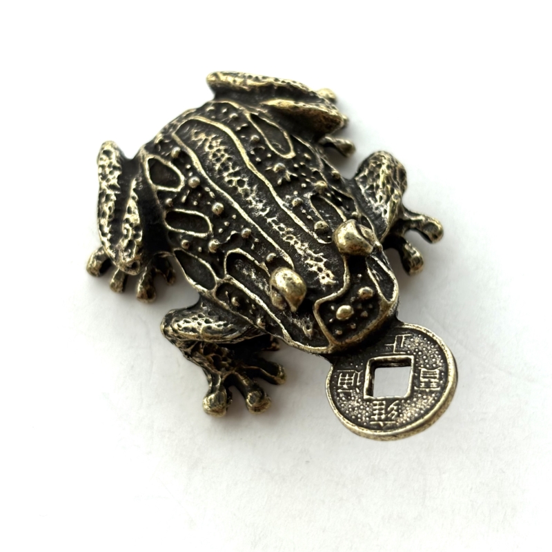 Figurka metalowa - żabka - FZ4