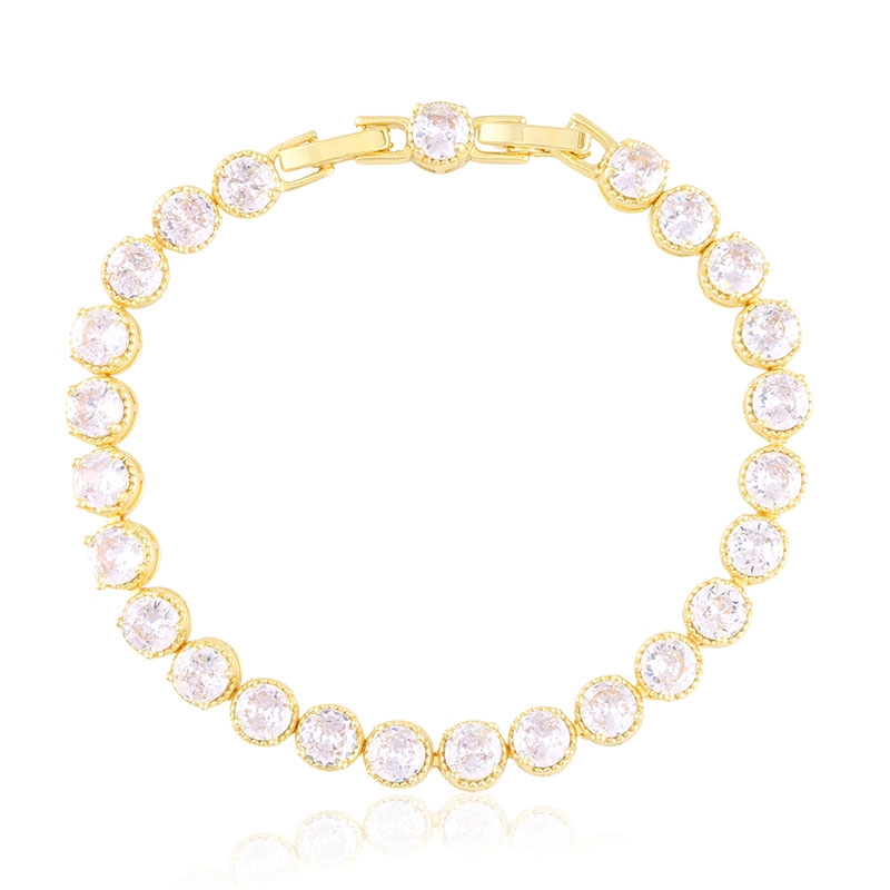 Bransoletka 14k z kryształkami Milan BP22594 Bransoletka 14k z kryształkami Milan BP22594