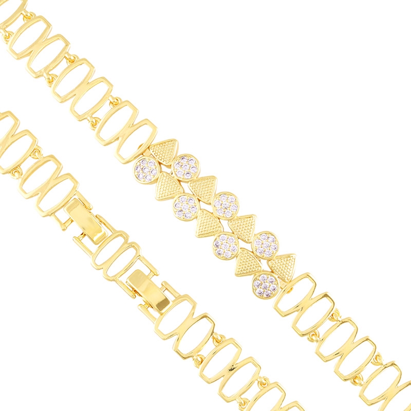 Bransoletka 14k z kryształkami Milan BP22595 Bransoletka 14k z kryształkami Milan BP22595