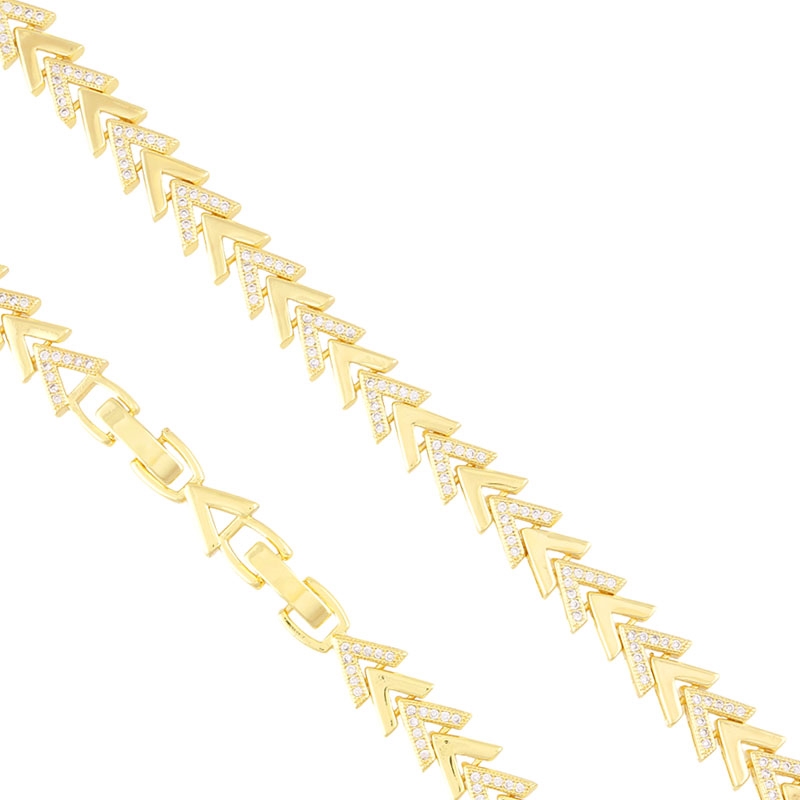 Bransoletka 14k z kryształkami BP22621 Bransoletka 14k z kryształkami BP22621