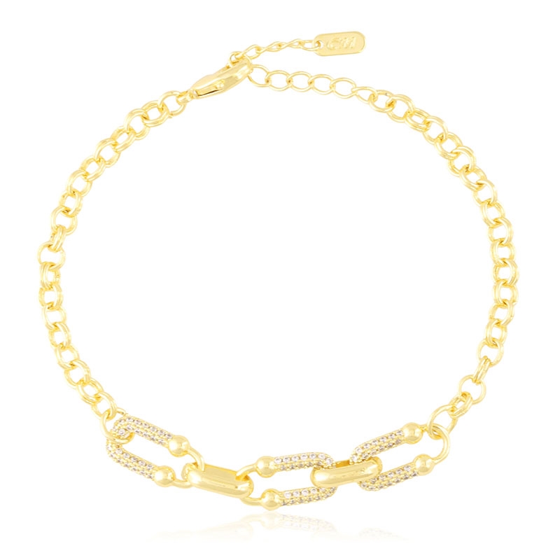 Bransoletka 14k z kryształkami BP22622 Bransoletka 14k z kryształkami BP22622