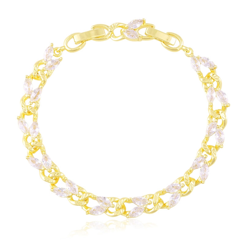Bransoletka 14k z kryształkami BP22627 Bransoletka 14k z kryształkami BP22627