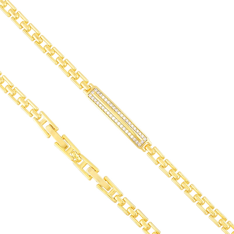 Bransoletka 14k z kryształkami Xuping BP22630