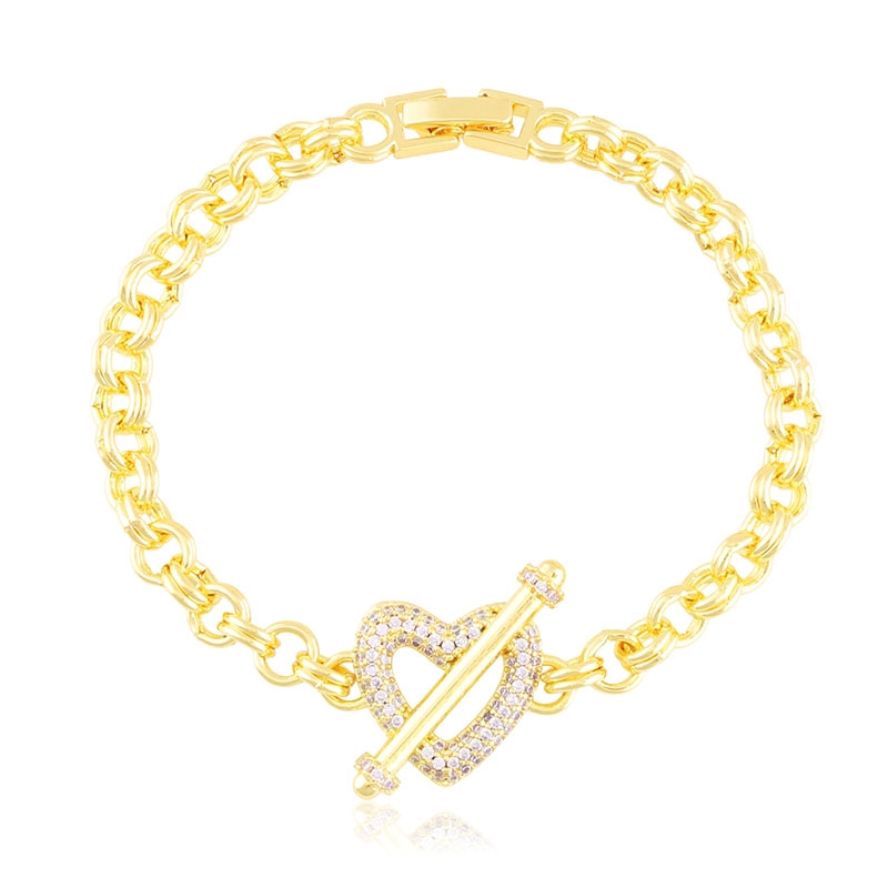 Bransoletka 14k z kryształkami BP22639