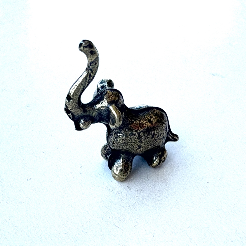 Figurka metalowa - słoń - S22