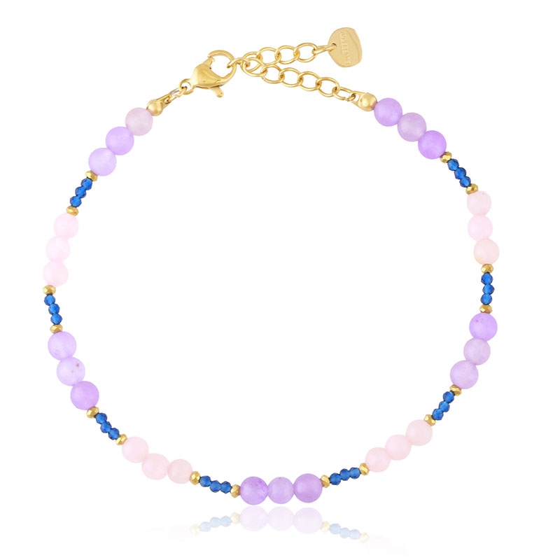 Bransoletka stalowa z koralikami Blueberry BP22681 Bransoletka stalowa z koralikami Blueberry BP22681