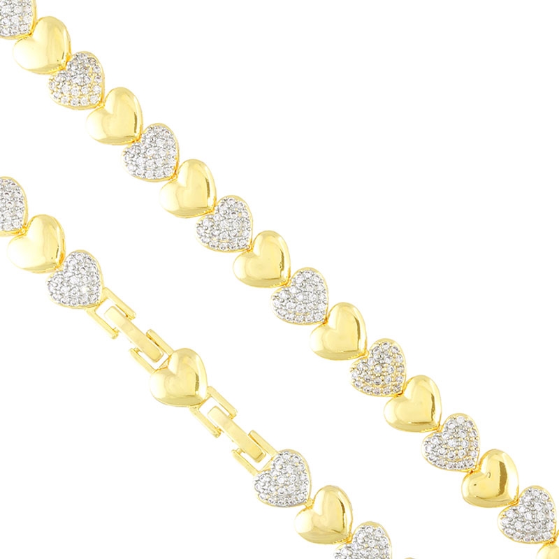 Bransoletka 14k z kryształkami LUNA BP22701 Bransoletka 14k z kryształkami LUNA BP22701