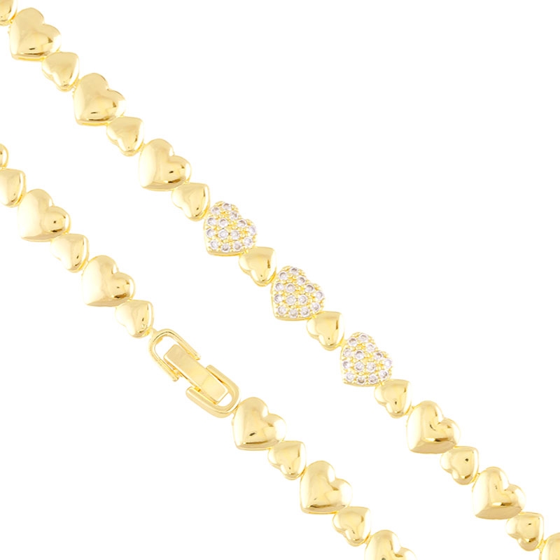 Bransoletka 14k z kryształkami LUNA BP22702