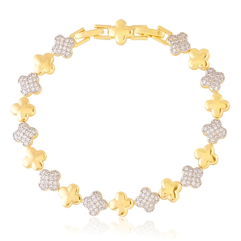 Bransoletka 14k z kryształkami LUNA BP22704