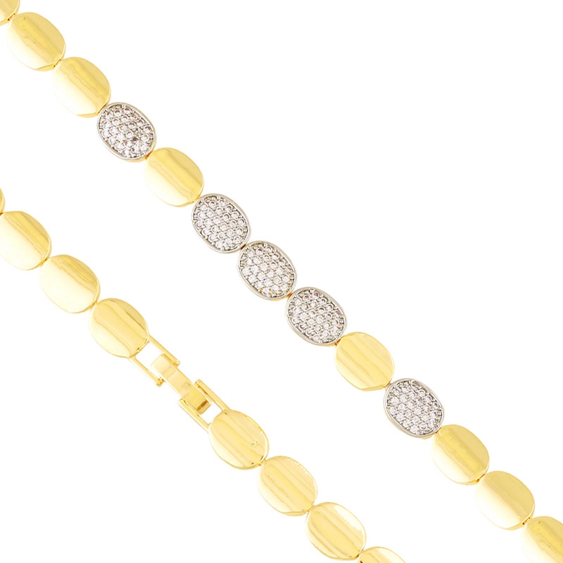 Bransoletka 14k z kryształkami LUNA BP22706