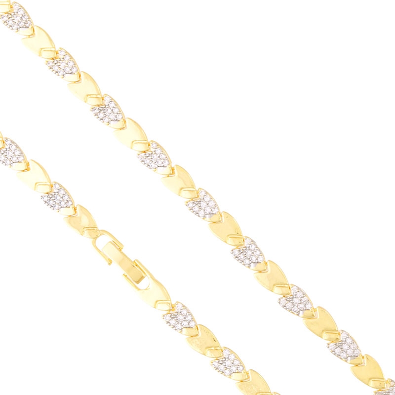 Bransoletka 14k z kryształkami LUNA BP22707