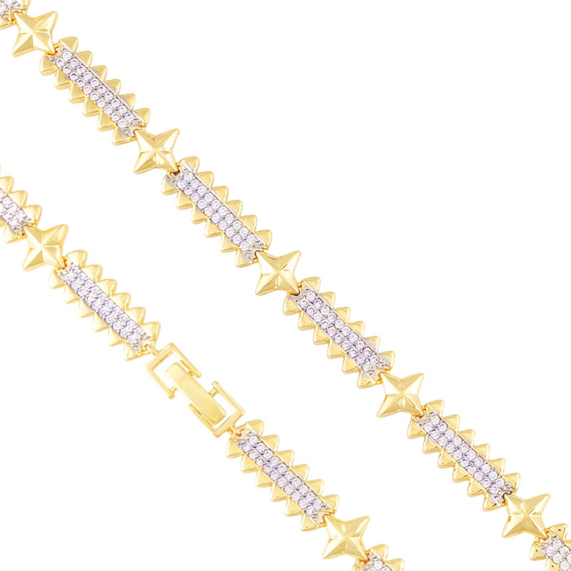 Bransoletka 14k z kryształkami LUNA BP22708