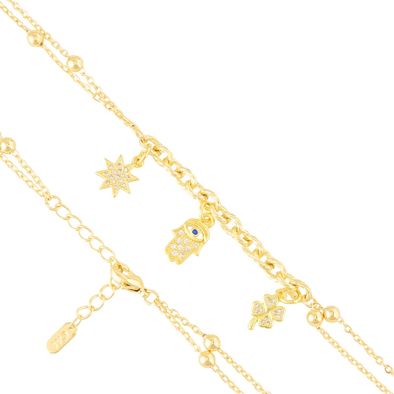 Bransoletka 14k z kryształkami LUNA BP22714