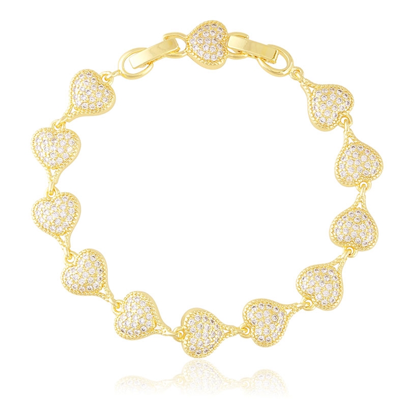 Bransoletka 14k z kryształkami Milan BP22724 Bransoletka 14k z kryształkami Milan BP22724