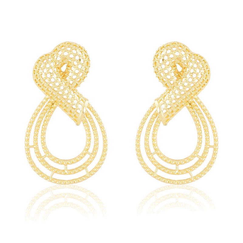Kolczyki 14k wiszące Milan EAP44419