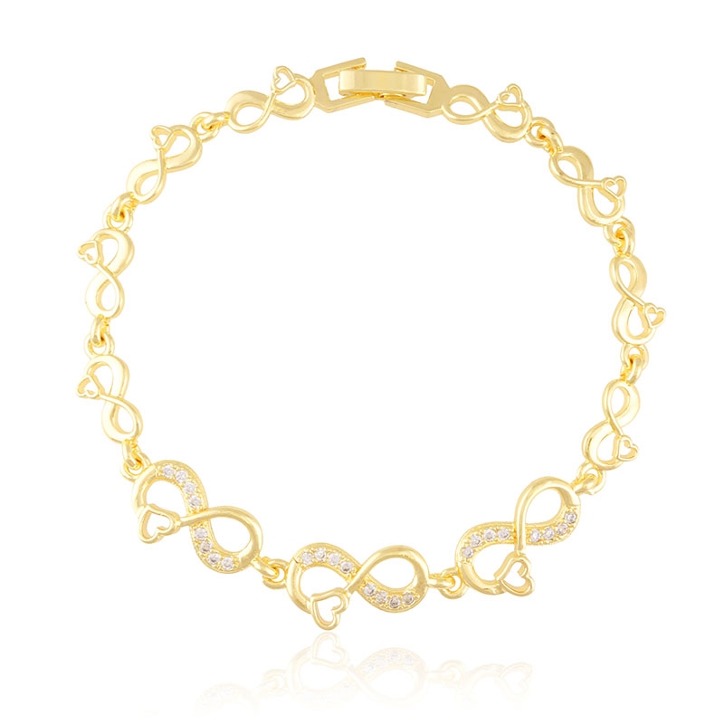 Bransoletka 14k z kryształkami LUNA BP22769