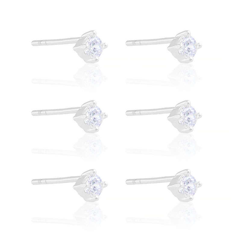 Kolczyki 14k sztyfty 3pary/op EAP44547 Kolczyki 14k sztyfty 3pary/op EAP44547