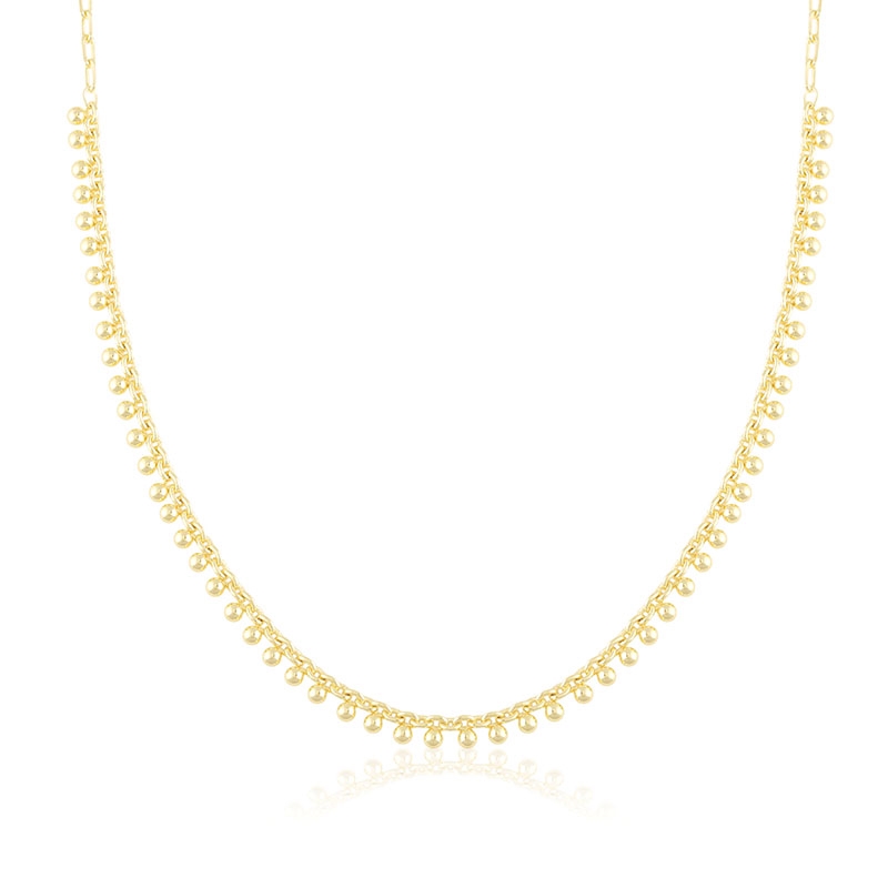 Celebrytka 14k z kulkami LUNA CP18455