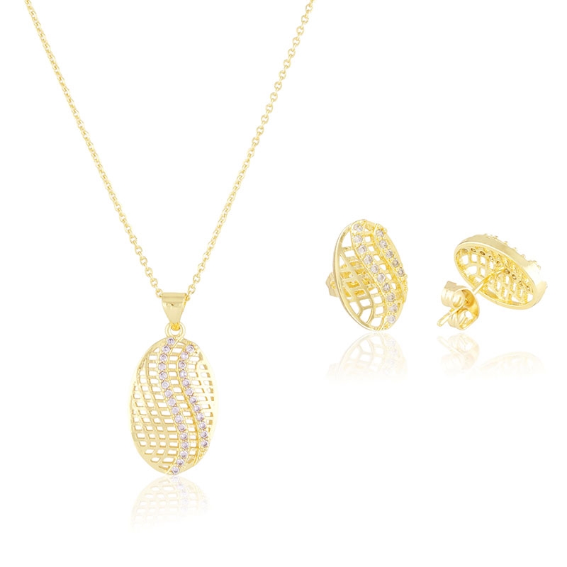 Komplet biżuterii 14k PK1044