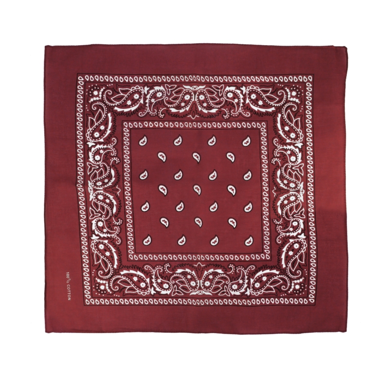 Chustka bandanka 55x55cm - brązowa - WO2564 Chustka bandanka 55x55cm - brązowa - WO2564