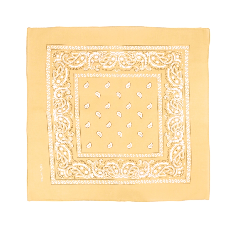 Chustka bandanka 55x55cm - beżowa - WO2565 Chustka bandanka 55x55cm - beżowa - WO2565