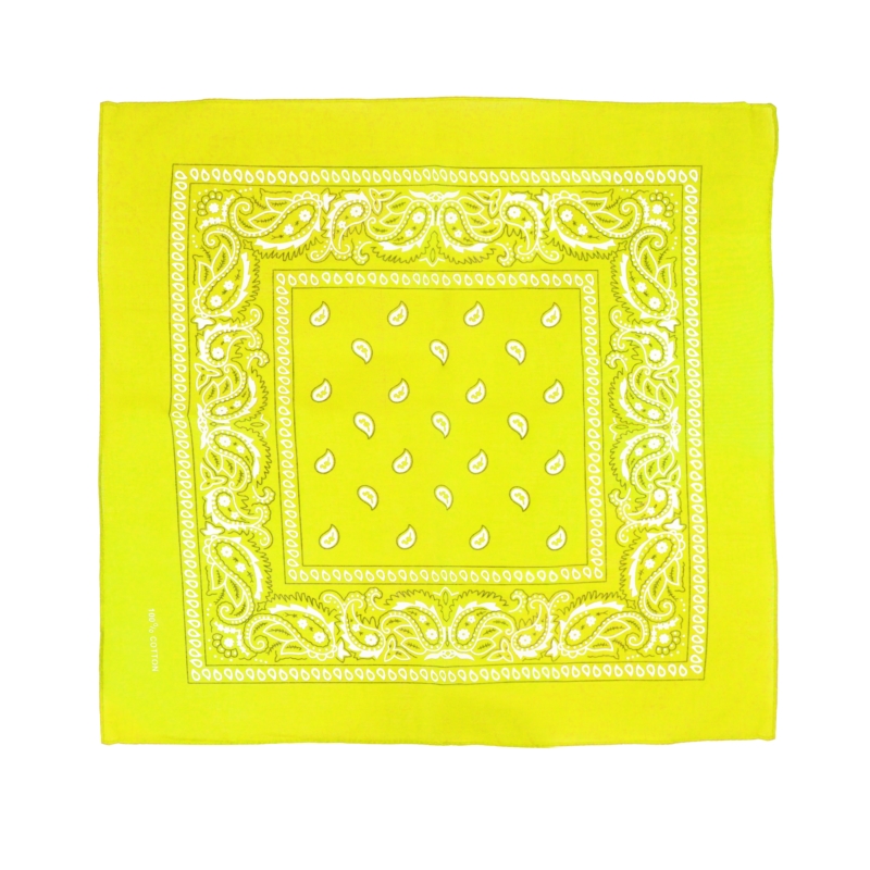 Chustka bandanka 55x55cm - żółta - WO2566 Chustka bandanka 55x55cm - żółta - WO2566