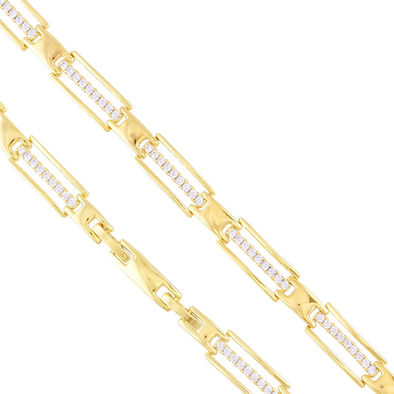 Bransoletka 14k z kryształkami Xuping BP22832