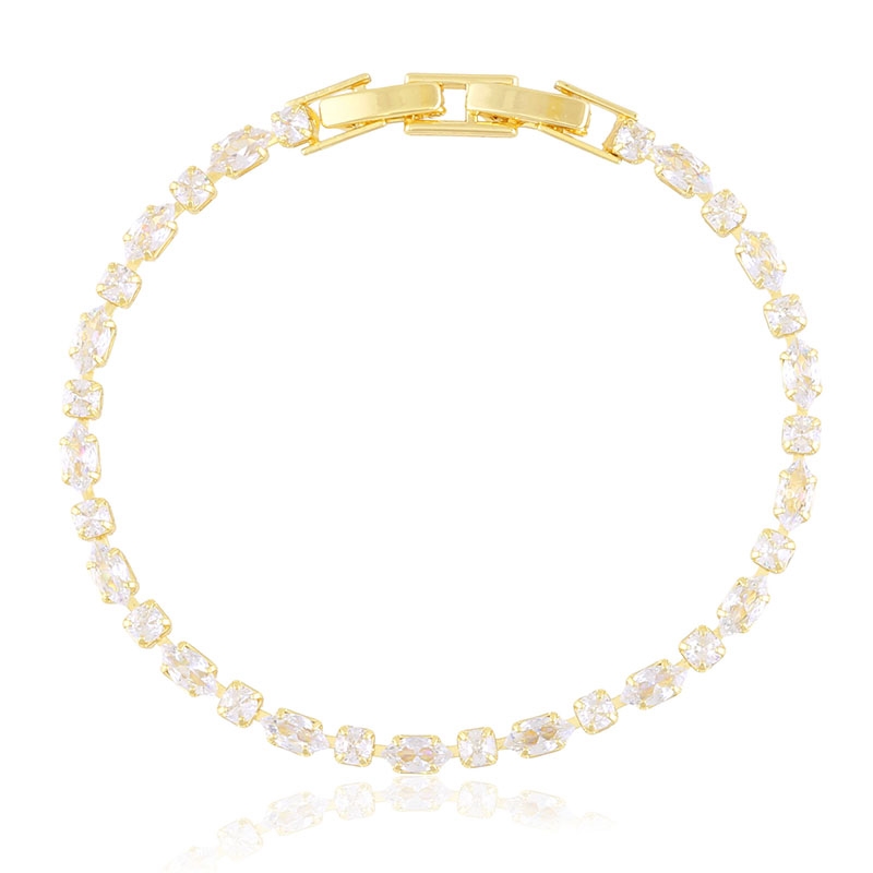 Bransoletka 14k z kryształkami Milan BP22845