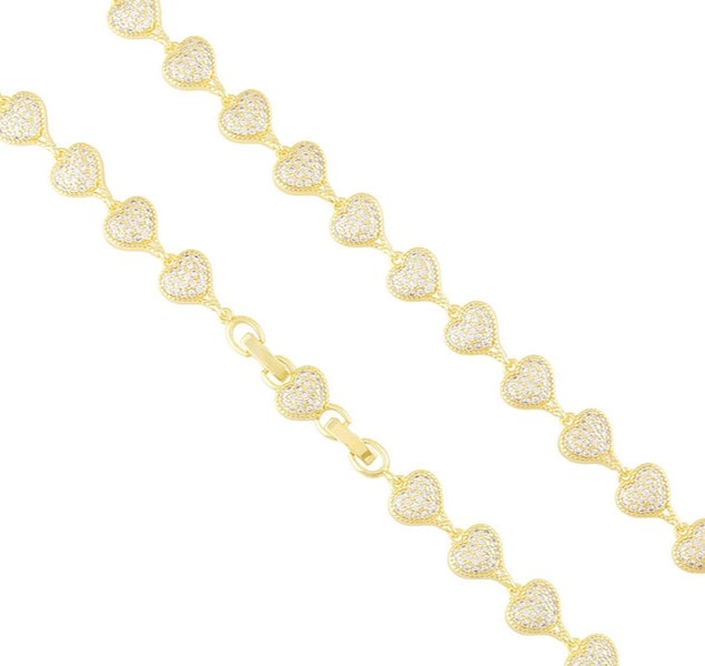 Bransoletka 14k z kryształkami LUNA BP22856 Bransoletka 14k z kryształkami LUNA BP22856